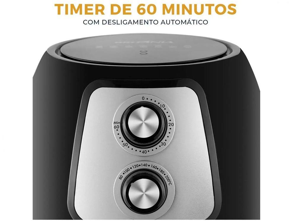 Air Fryer Britânia BFR21P Preto 3,4L com Timer - 9