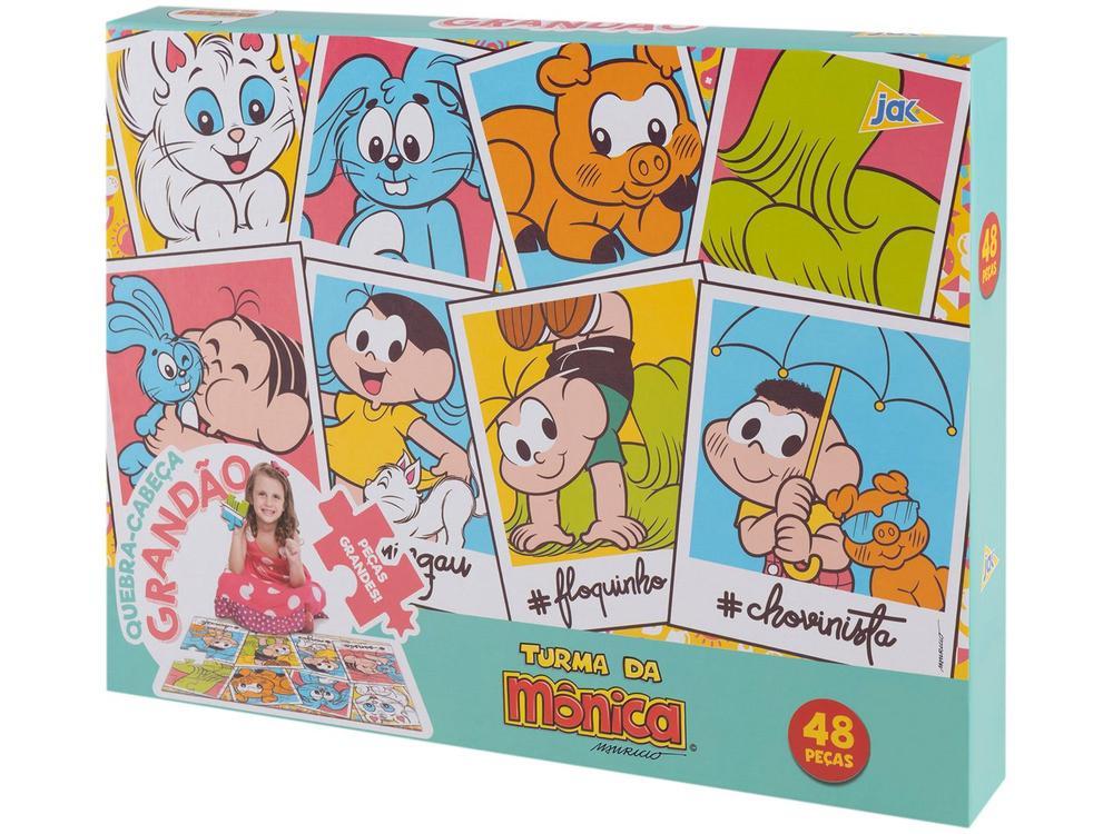 Quebra-cabeça 48 Peças Turma da Mônica Grandão Jak - 1