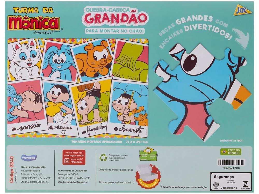 Quebra-cabeça 48 Peças Turma da Mônica Grandão Jak - 6