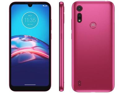 Smartphone Motorola Moto E6S 32GB Pink 4G Octa-Core 2GB RAM 6,1” Câm. Dupla + Selfie 5M