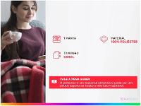 Manta Casal 100% Poliéster Jolitex - 5