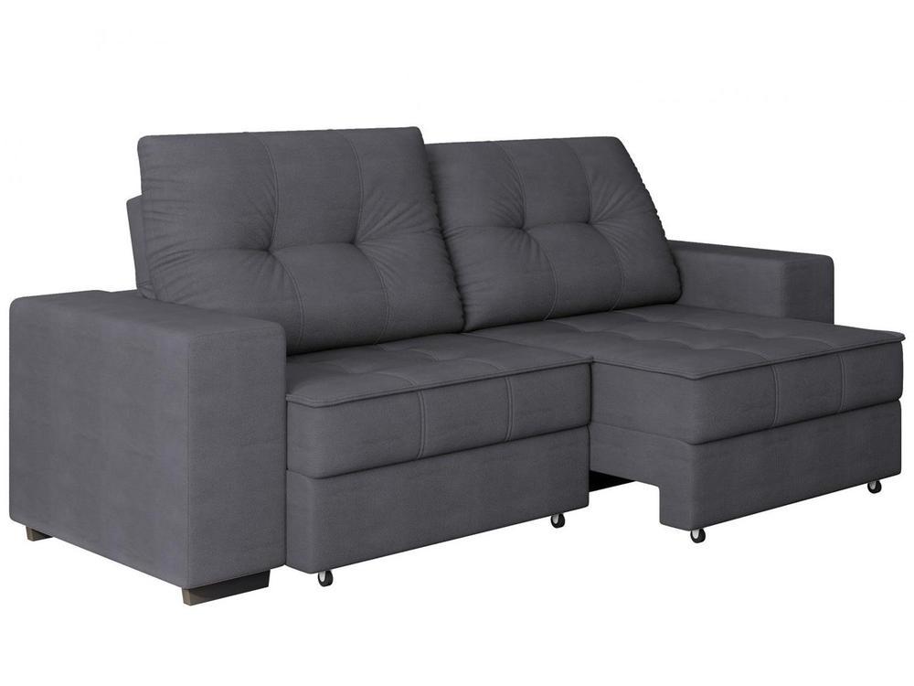Sofá Retrátil Reclinável 4 Lugares Suede Moviment Artesano Linoforte - 1