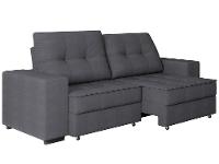 Sofá Retrátil Reclinável 4 Lugares Suede Moviment Artesano Linoforte - 1