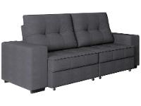 Sofá Retrátil Reclinável 4 Lugares Suede Moviment Artesano Linoforte - 6