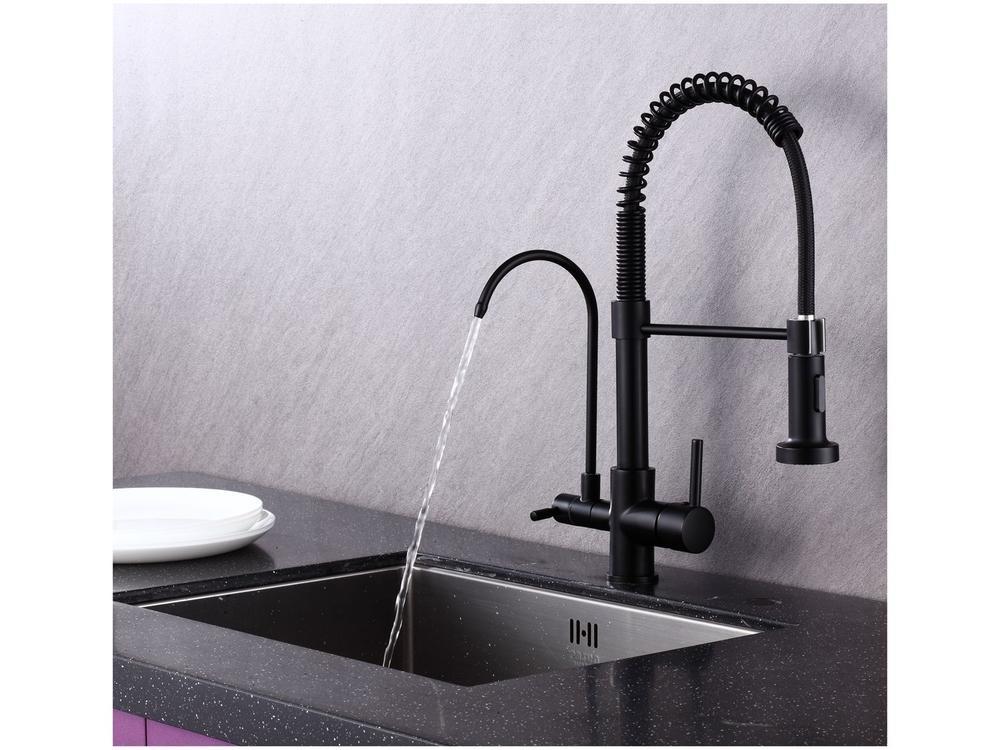 Torneira para Cozinha Gourmet de Mesa Dupla Nell - 5