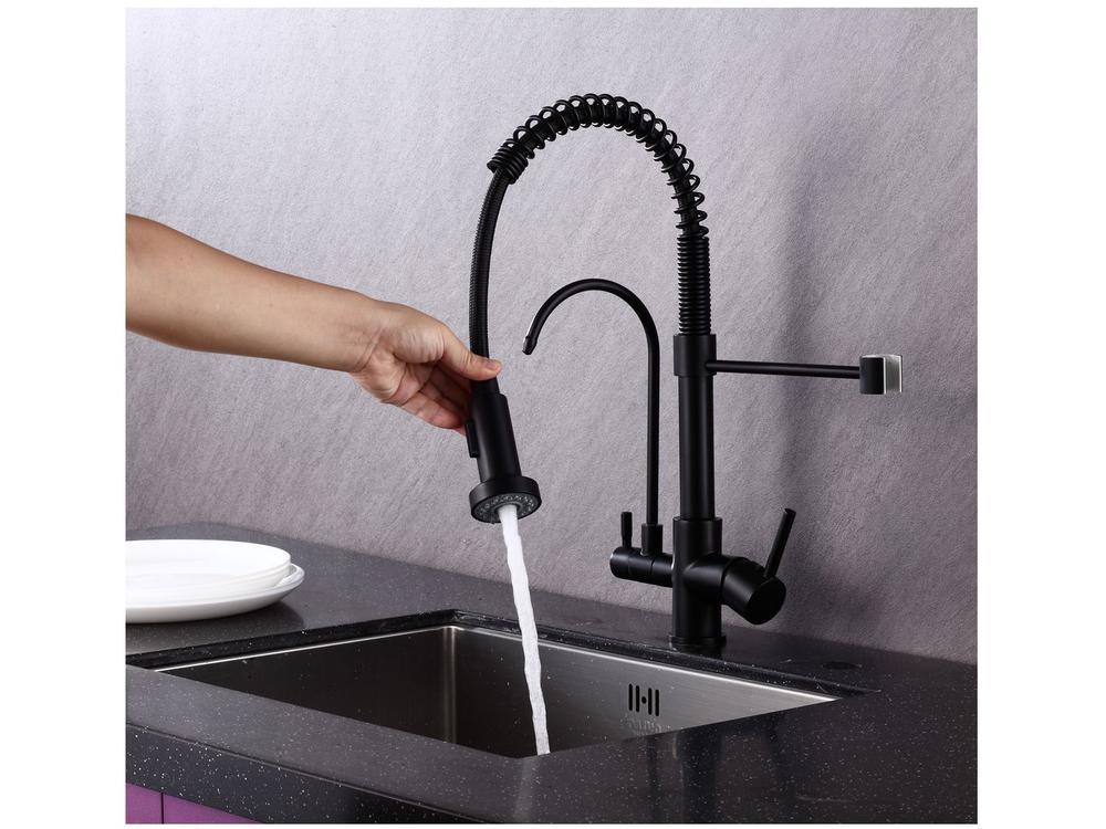 Torneira para Cozinha Gourmet de Mesa Dupla Nell - 6