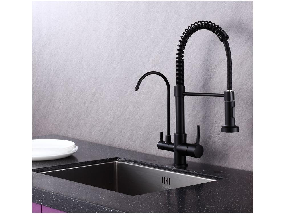 Torneira para Cozinha Gourmet de Mesa Dupla Nell - 8