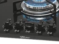 Cooktop 5 Bocas Fischer Preto a Gás GLP - 2