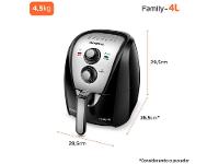 Air Fryer Mondial Family AFN-40-BI Preto 4L com Timer - 17