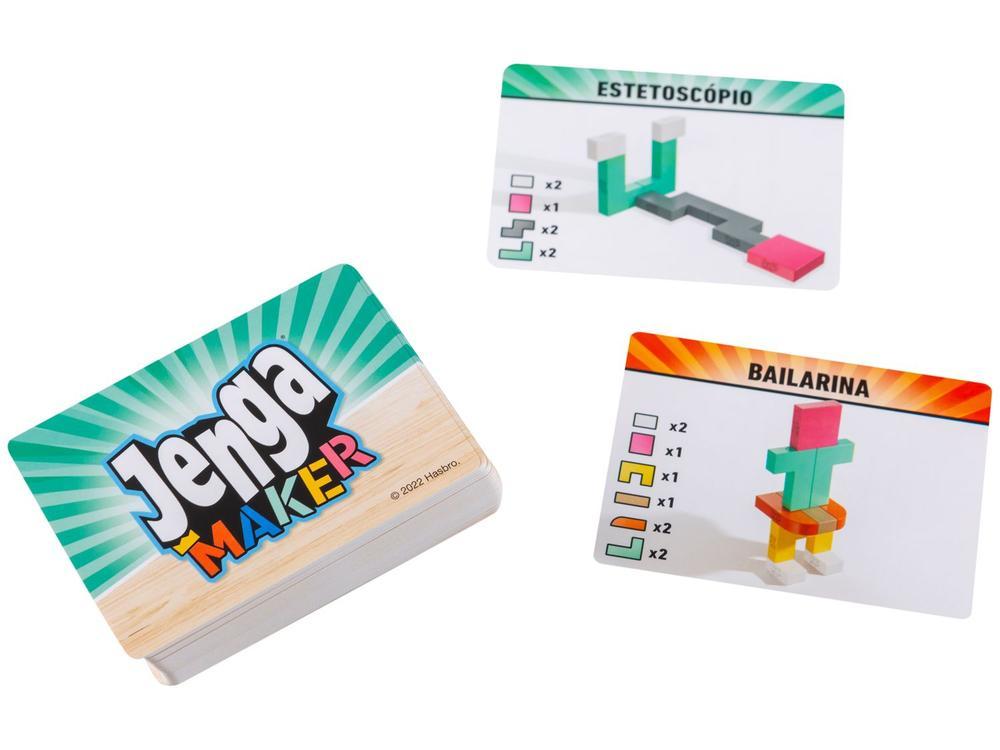Jogo Jenga Maker Hasbro Gaming   - 6
