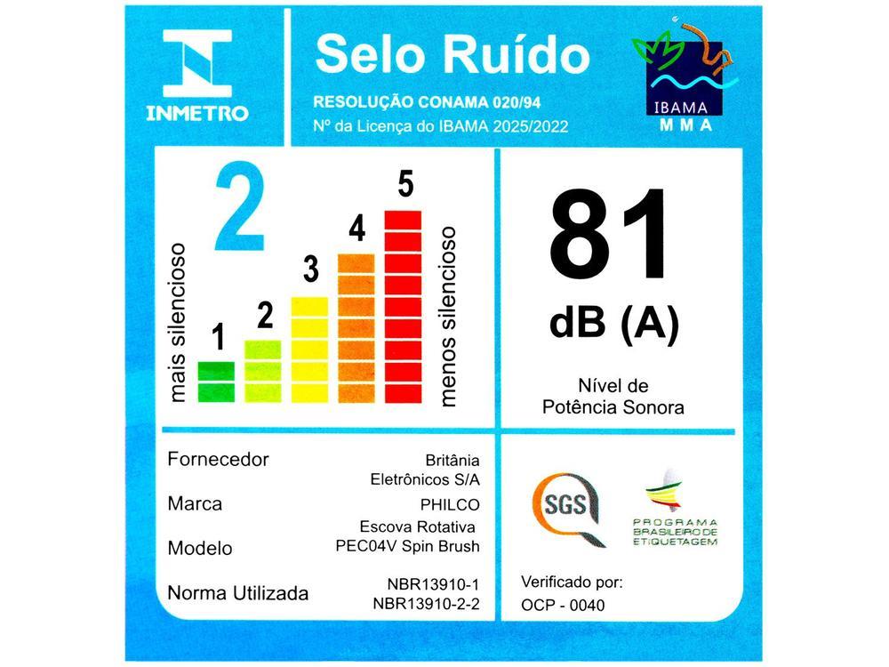 Escova Modeladora Philco Spin Brush PEC04V - 9