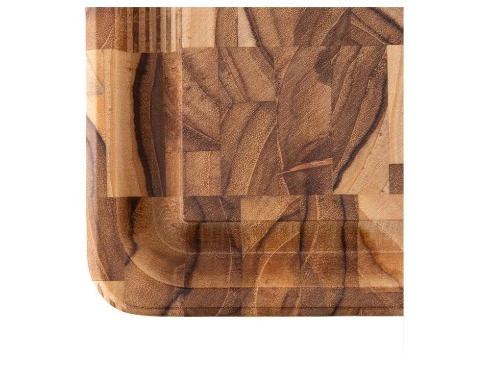 Tábua para Churrasco de Madeira Retangular Tramontina Teca 45x34cm - 3