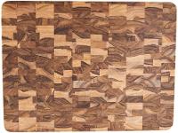 Tábua para Churrasco de Madeira Retangular Tramontina Teca 45x34cm - 10