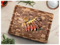 Tábua para Churrasco de Madeira Retangular Tramontina Teca 45x34cm - 2