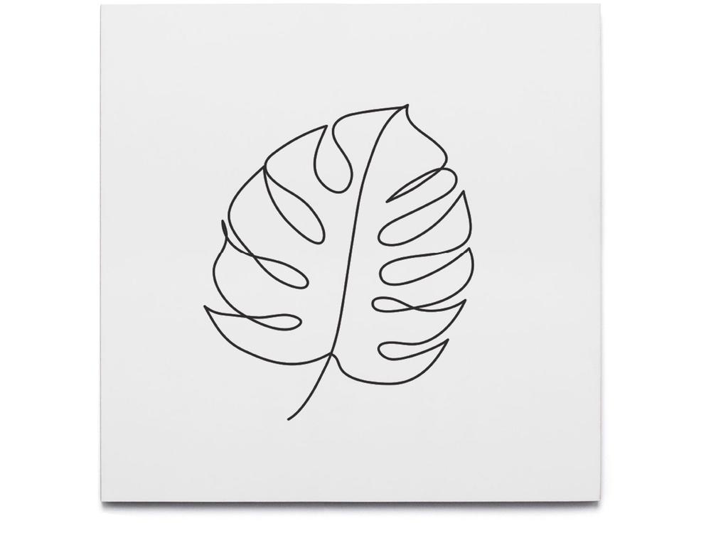 Placa Decorativa MDF Costela Adão BR 20x20cm - 2