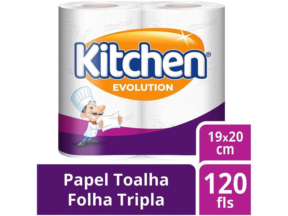 Papel Toalha Folha Tripla Kitchen Evolution 2 Unidades - 3