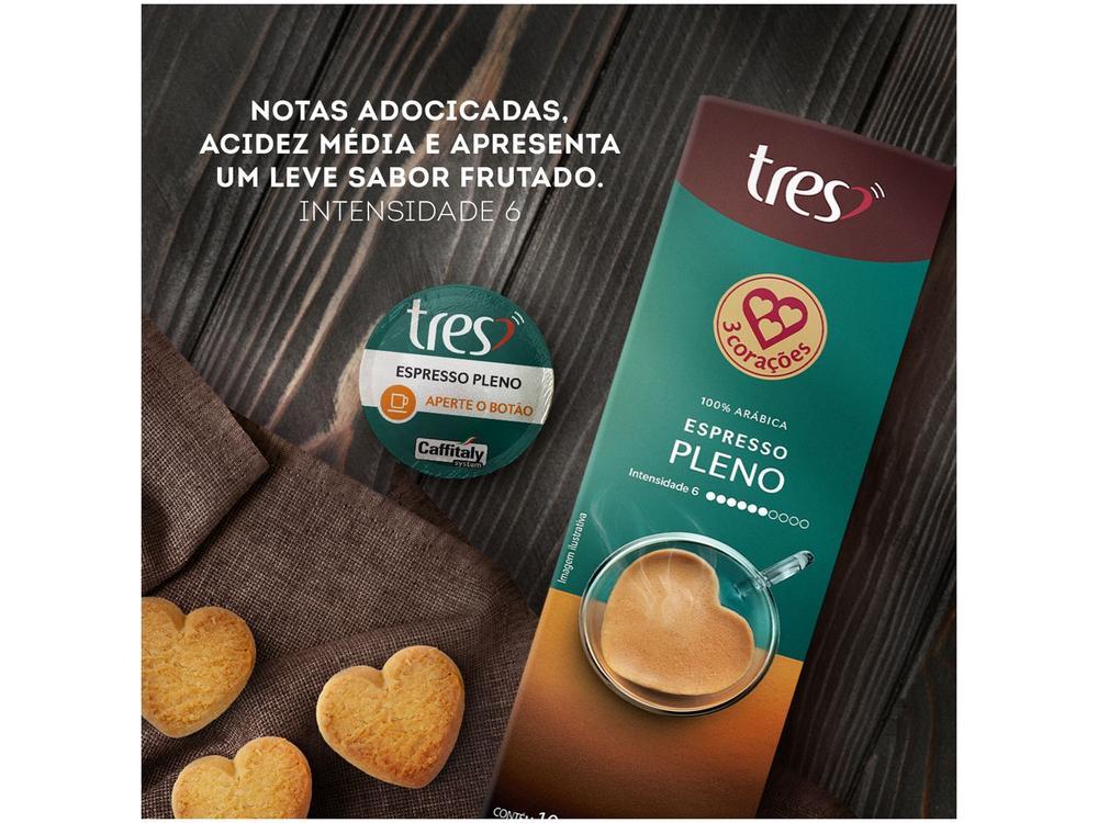 Cápsula de Café Espresso Pleno TRES 3 Corações - 8