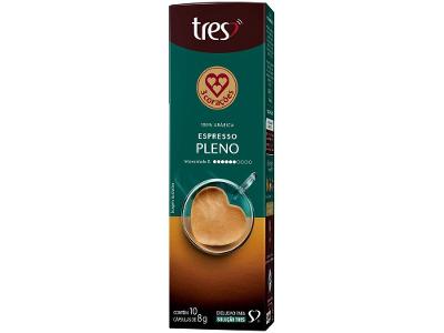 Cápsula de Café Espresso Pleno TRES 3 Corações