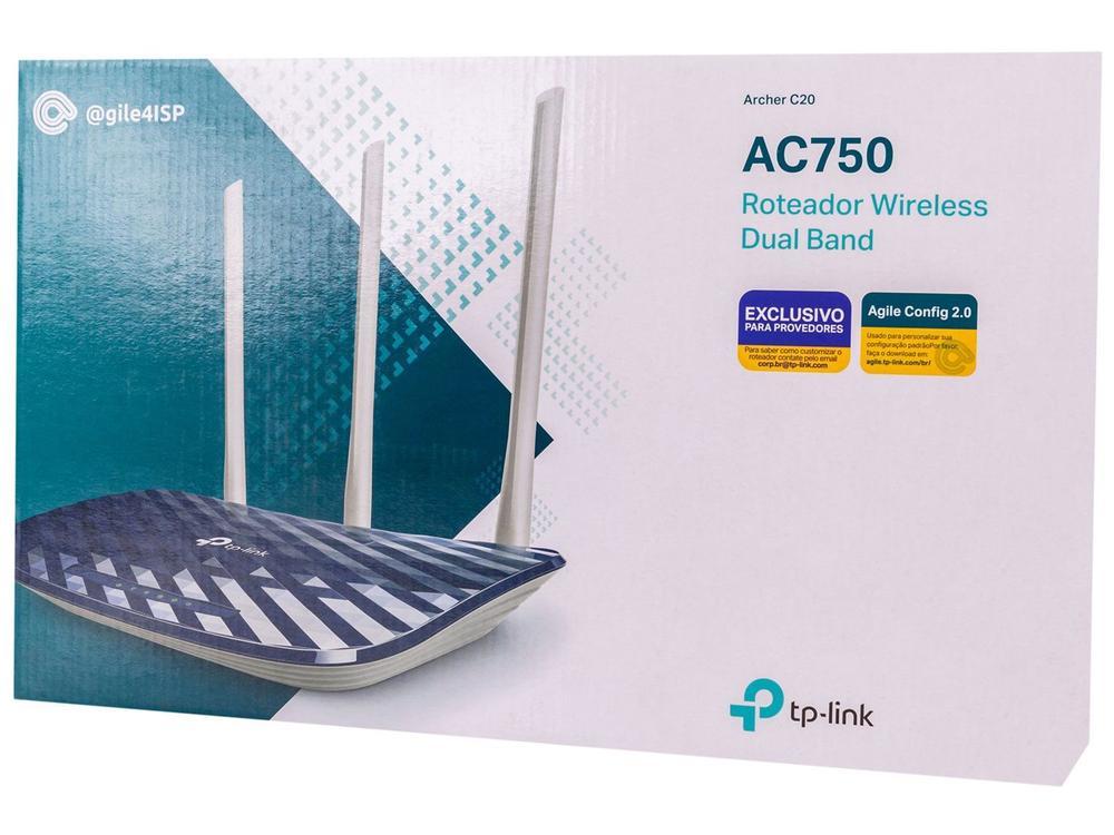 Roteador TP-Link Archer C20 W 433Mbps - 9