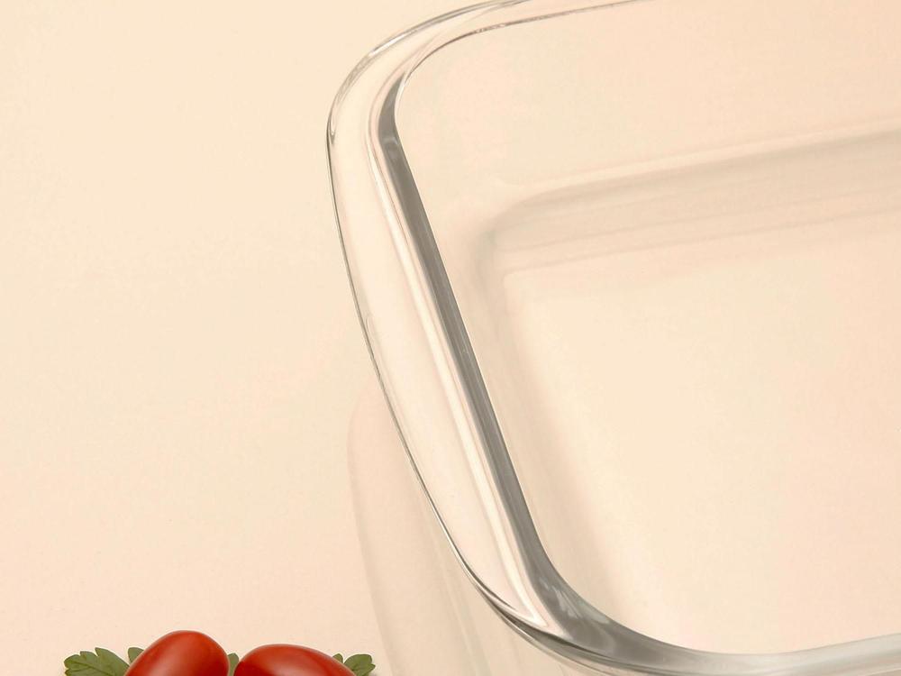 Lasanheira de Vidro Retangular 2,9L com Tampa Marinex - 8