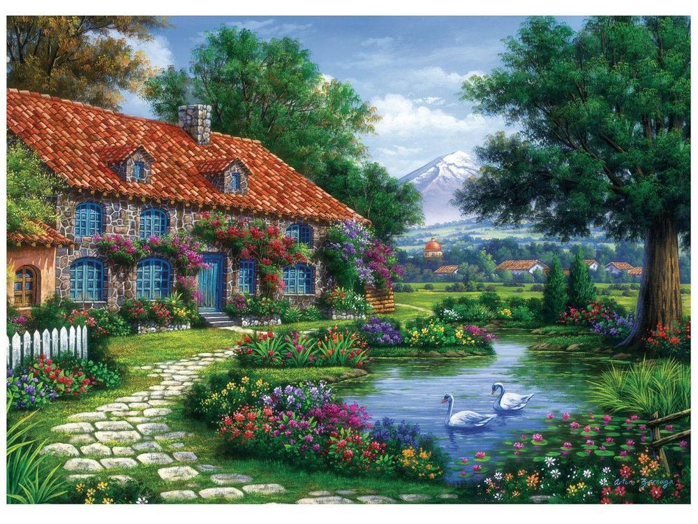 Quebra-cabeça 1000 Peças Recanto do Cisnes - 3