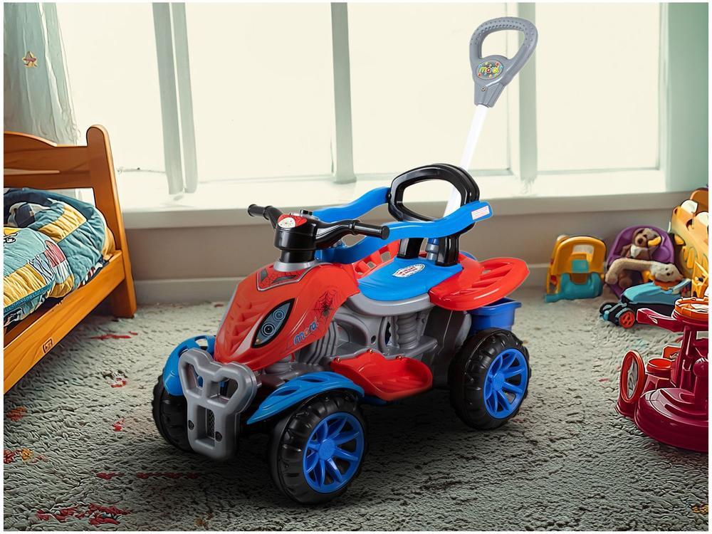 Quadriciclo Infantil a Pedal Vermelho e Azul - 2