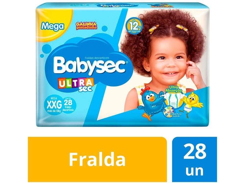 Fralda Babysec Ultrasec Galinha Pintadinha Tam XXG a partir de 13kg 28 Unidades - 10