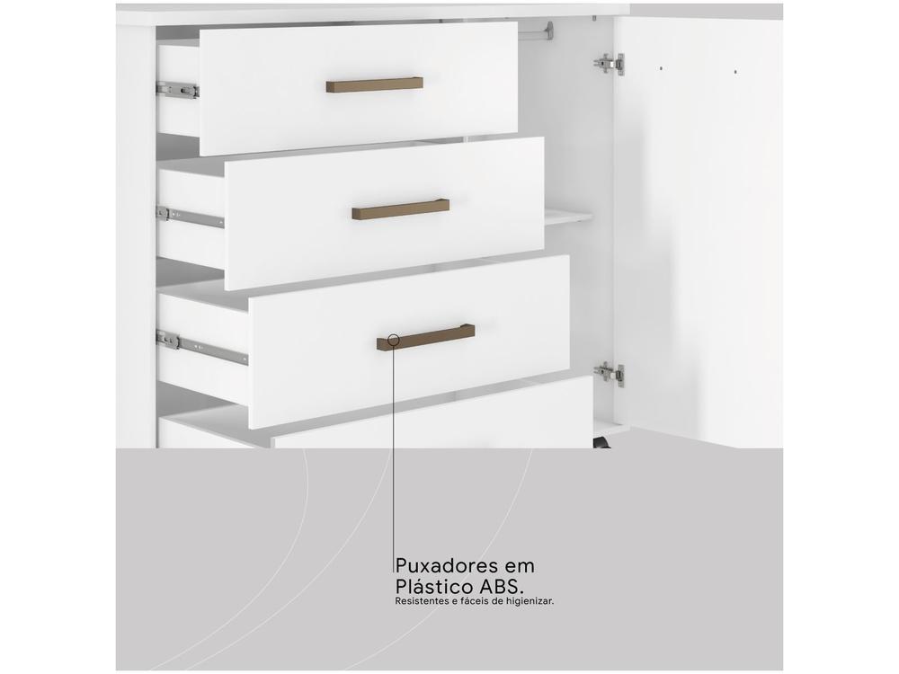 Cômoda 4 Gavetas 1 Porta Demóbile - 8