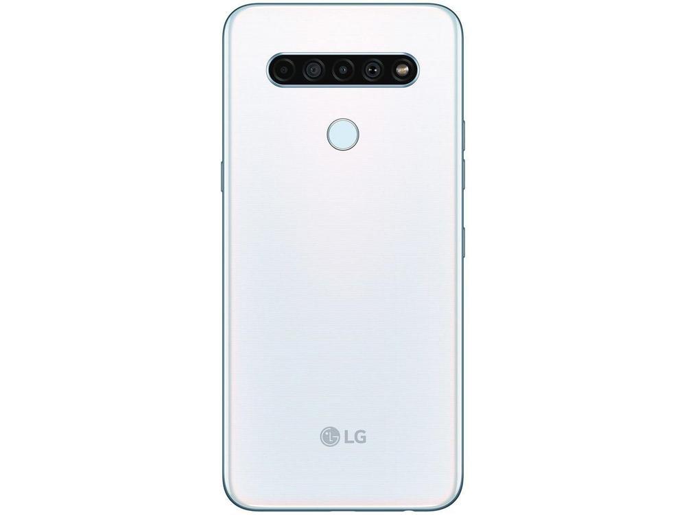 Smartphone LG K61 128GB Branco 4G Octa-Core - 4GB RAM 6,53” Câm. Quádrupla + Selfie 16MP - 9