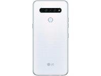 Smartphone LG K61 128GB Branco 4G Octa-Core - 4GB RAM 6,53” Câm. Quádrupla + Selfie 16MP - 9