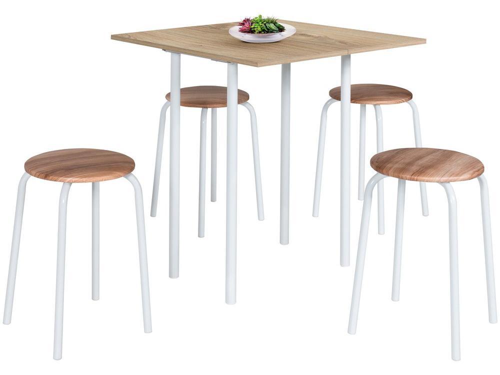 Conjunto de Mesa Dobrável com 4 Banquetas - 2