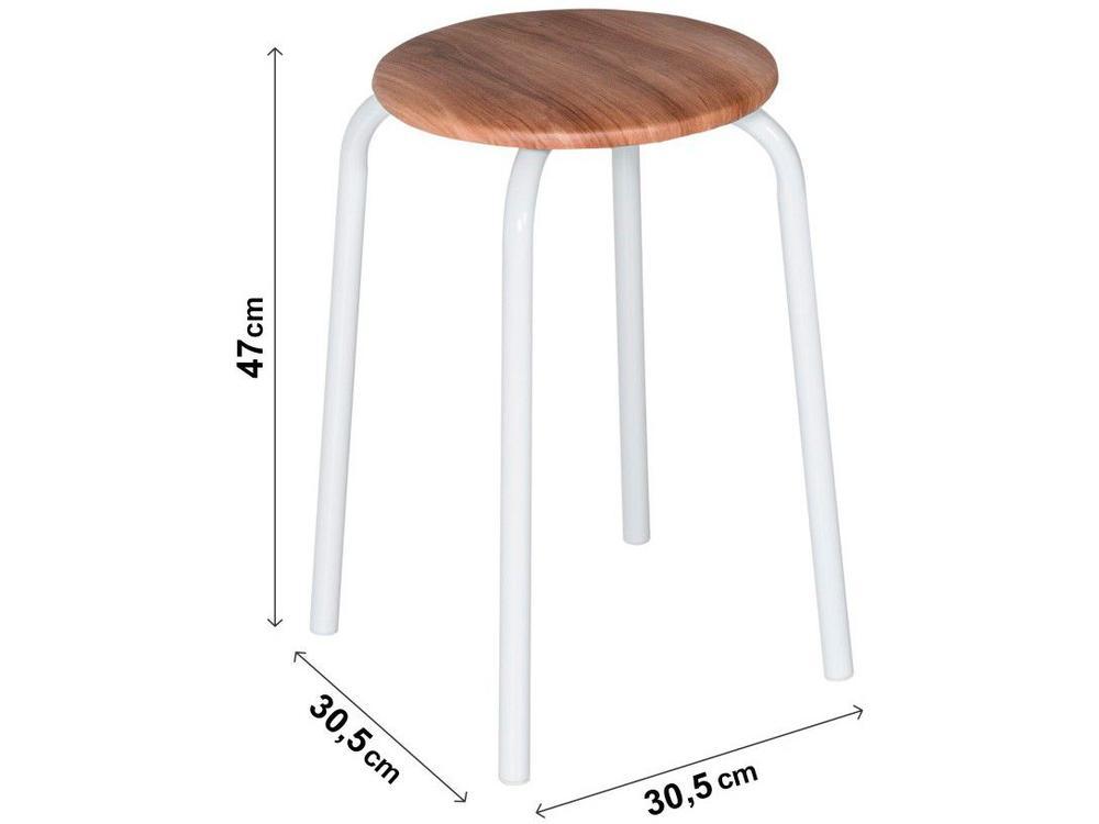 Conjunto de Mesa Dobrável com 4 Banquetas - 7