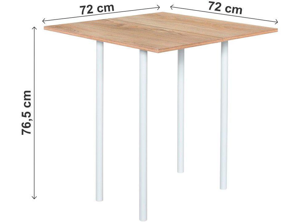 Conjunto de Mesa Dobrável com 4 Banquetas - 8