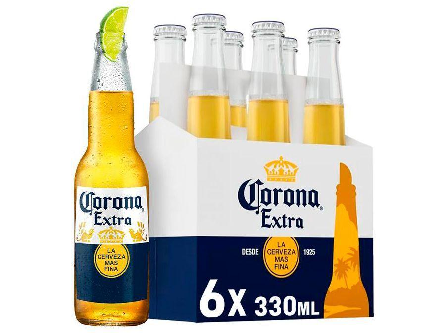 Cerveja Corona Extra Lager 6 Unidades - 330ml - 1