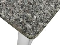 Mesa de Jantar 6 Cadeiras Retangular Aço Tampo Granito Poeme Ciplafe - 6