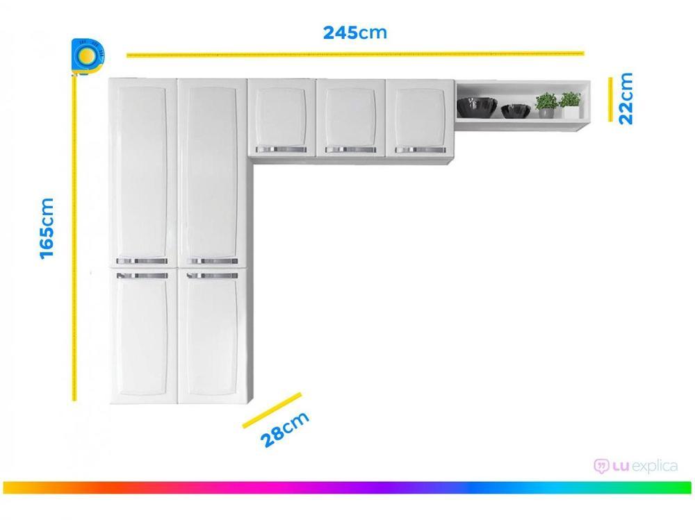 Cozinha Compacta Itatiaia Rose - 3