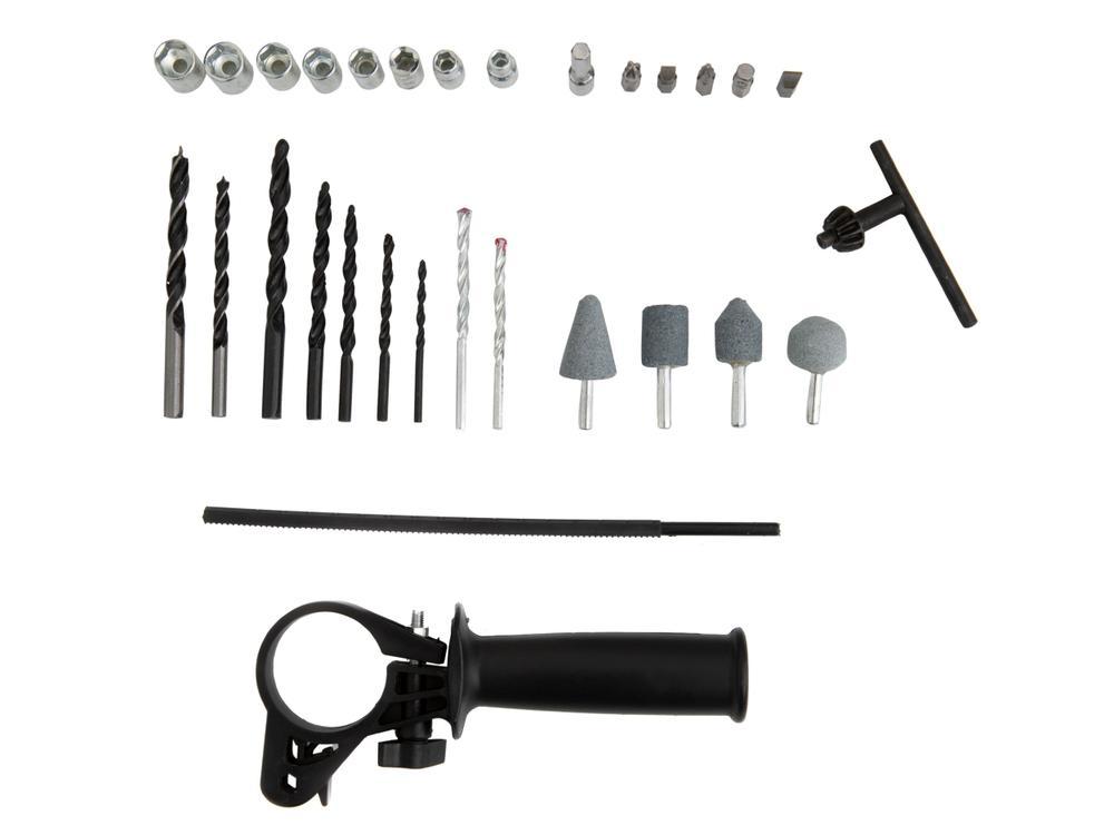 Furadeira de Impacto Nell 650W Velocidade Variável e Reversível 1/2” com Maleta 27 Peças MB7130 - 9