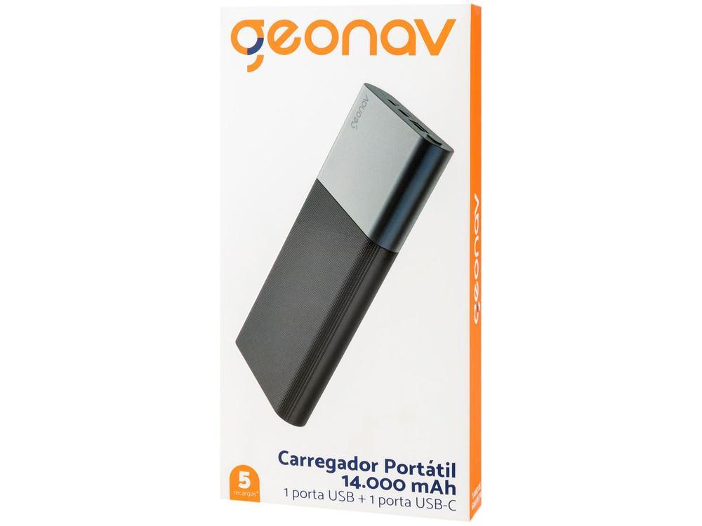 Carregador Portátil/Power Bank Geonav 14000mAh - 17