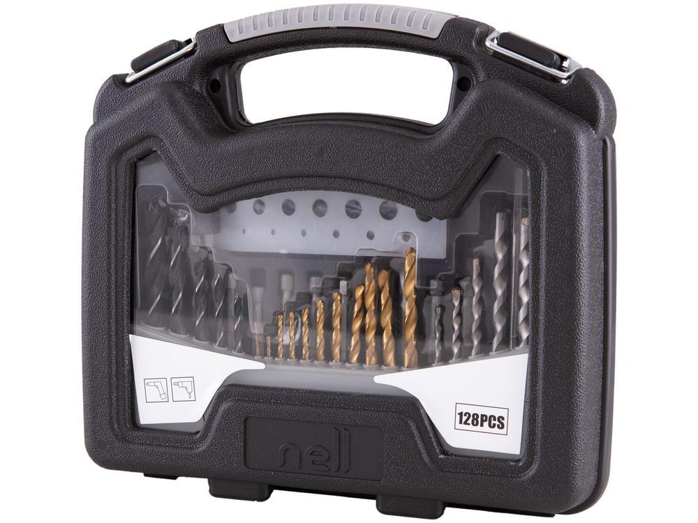 Jogo de Brocas Nell 128 Peças XWT0129A com Maleta - 4