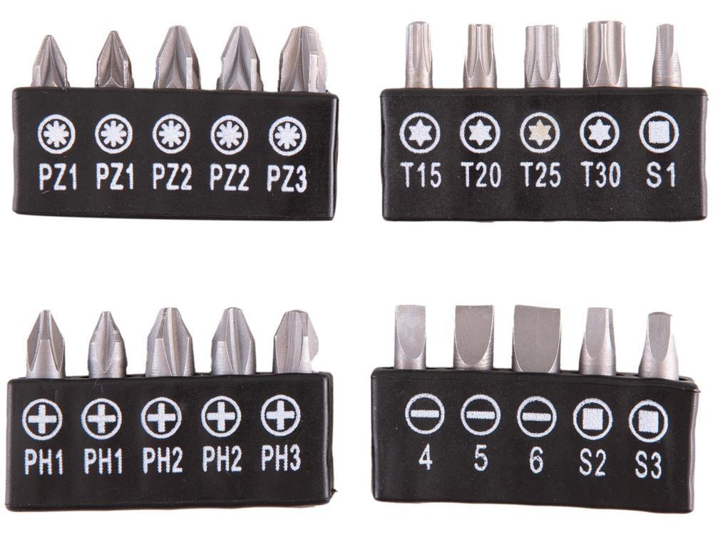 Jogo de Brocas Nell 128 Peças XWT0129A com Maleta - 8