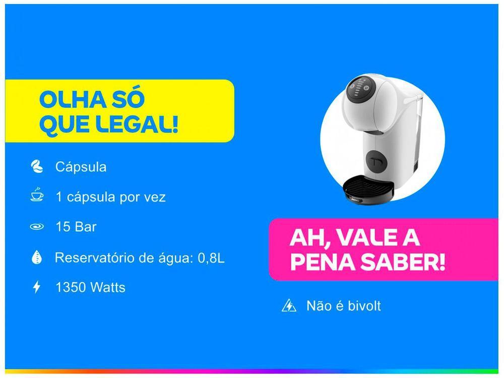 Cafeteira Expresso Arno Nescafé Dolce Gusto Genio S Basic de Cápsula 15 Bar Branco - 2