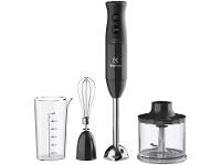 Mixer Electrolux 3 em 1 Preto com Haste em Aço Inox 600W EIB20 - 1