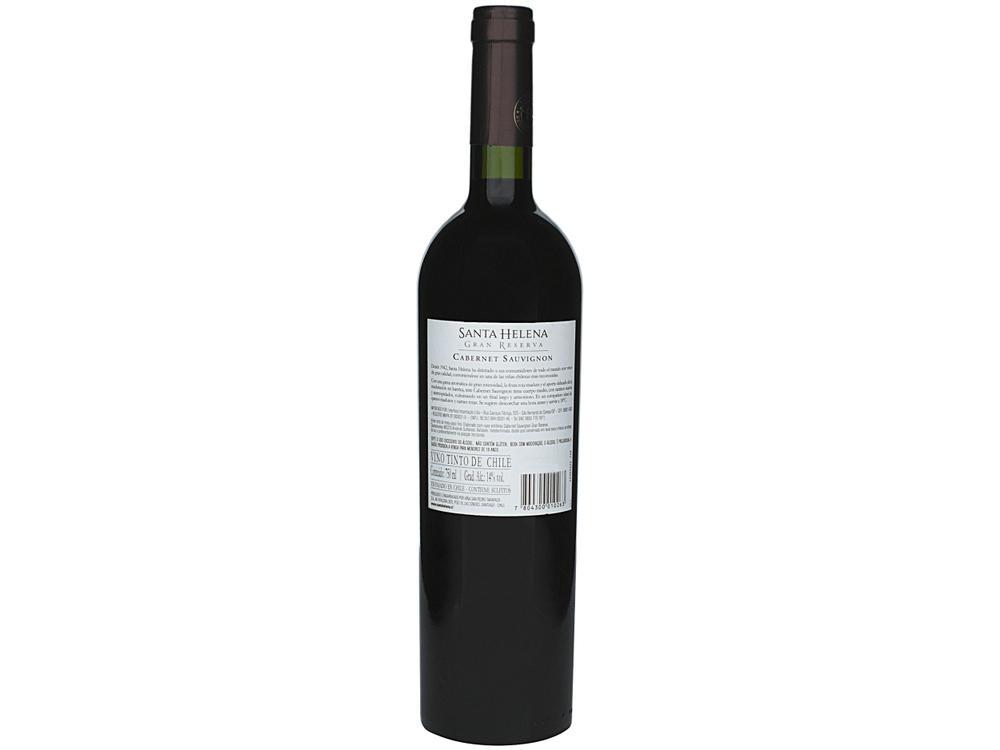 Vinho Tinto Seco Santa Helena Gran Reserva Cabernet Sauvignon 2018 750ml - 6