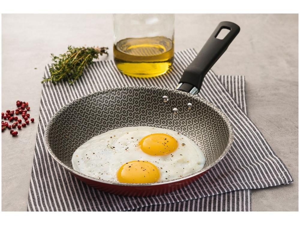 Frigideira Antiaderente Tramontina Alumínio Loreto 20380724 Vermelha 24cm - 2