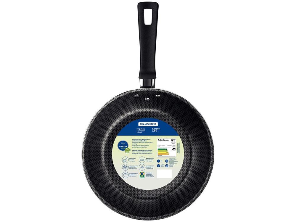 Frigideira Antiaderente Tramontina Alumínio Loreto 20380724 Vermelha 24cm - 3