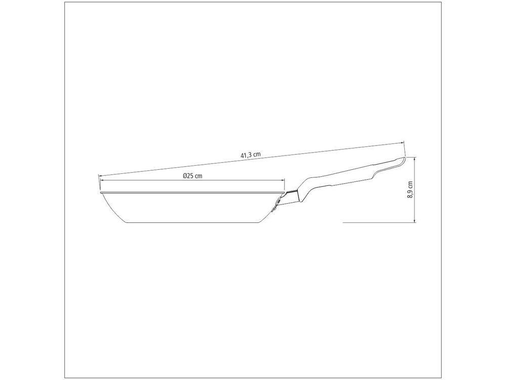 Frigideira Antiaderente Tramontina Alumínio Loreto 20380724 Vermelha 24cm - 7