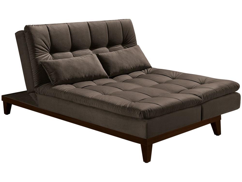 Sofá-cama Casal 3 Lugares Reclinável Suede Linoforte Jade BPM A2 - 8