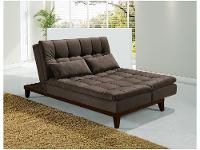 Sofá-cama Casal 3 Lugares Reclinável Suede Linoforte Jade BPM A2
