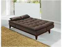 Sofá-cama Casal 3 Lugares Reclinável Suede Linoforte Jade BPM A2 - 6