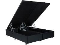 Base Cama Box Queen V-Joy Bipartido com Baú 38x158x198cm Bravus - 1